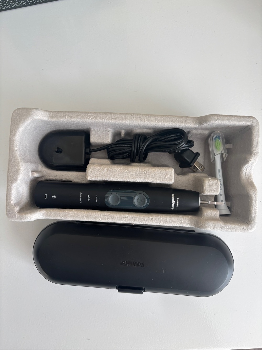 Philips Sonicare 5300 Rechargeable Sonic Toothbrush HX6423/34 Blk - Open Box New - Picture 11 of 13